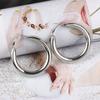 50 Mm Big Gold Color Hoops Earrings Minimalist Thick Tube Round Circle Earrings Zinc Women Alloy Metal Chic Trendy Style Hiphop RockMinimalist Jewelry