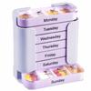 Large Capacity 7-Day Pill Box Sealed Travel Pill Case Weekly Pill Organizer  Travel Home Use