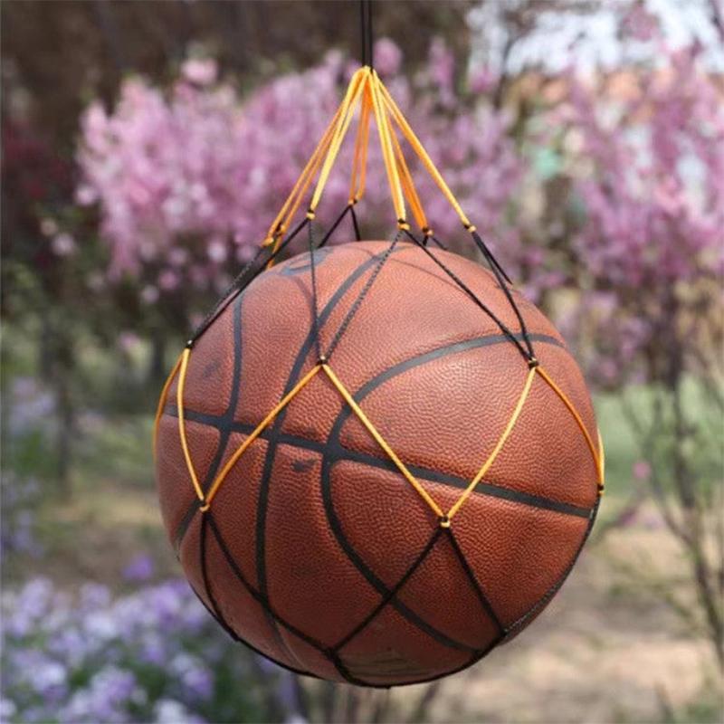 Fotbalová síťová taška Nylon Tučné úložiště Přenos jednoho míče Přenosné vybavení Venkovní sporty Fotbal Basketbal Volejbal