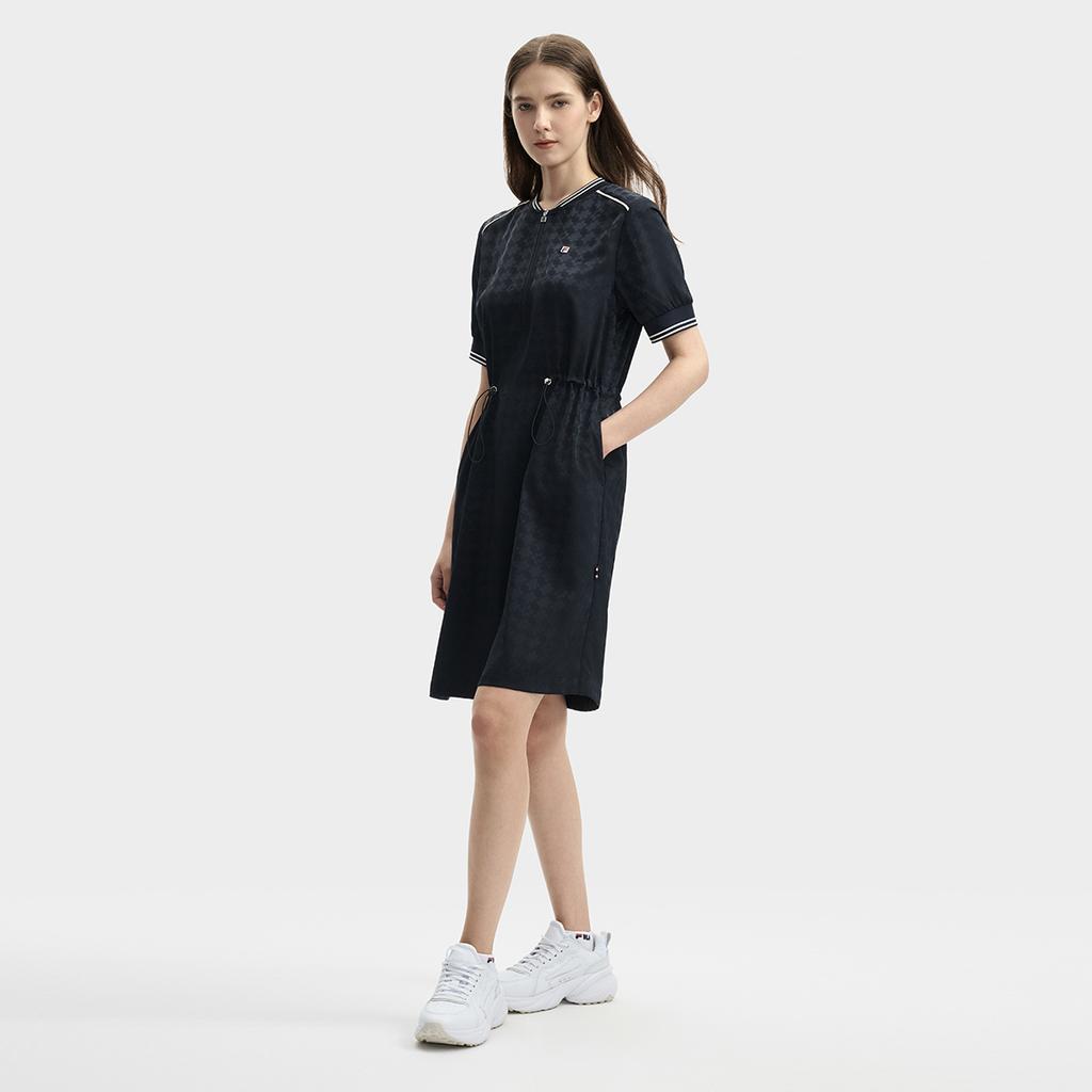 New FILA Short Sleeved Dress Women's Legend Blue F11W431308FNV