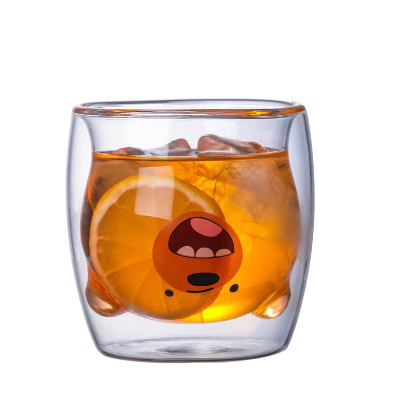 Shengfuyuan Cartoon Bear Kids Glass Water Bottle