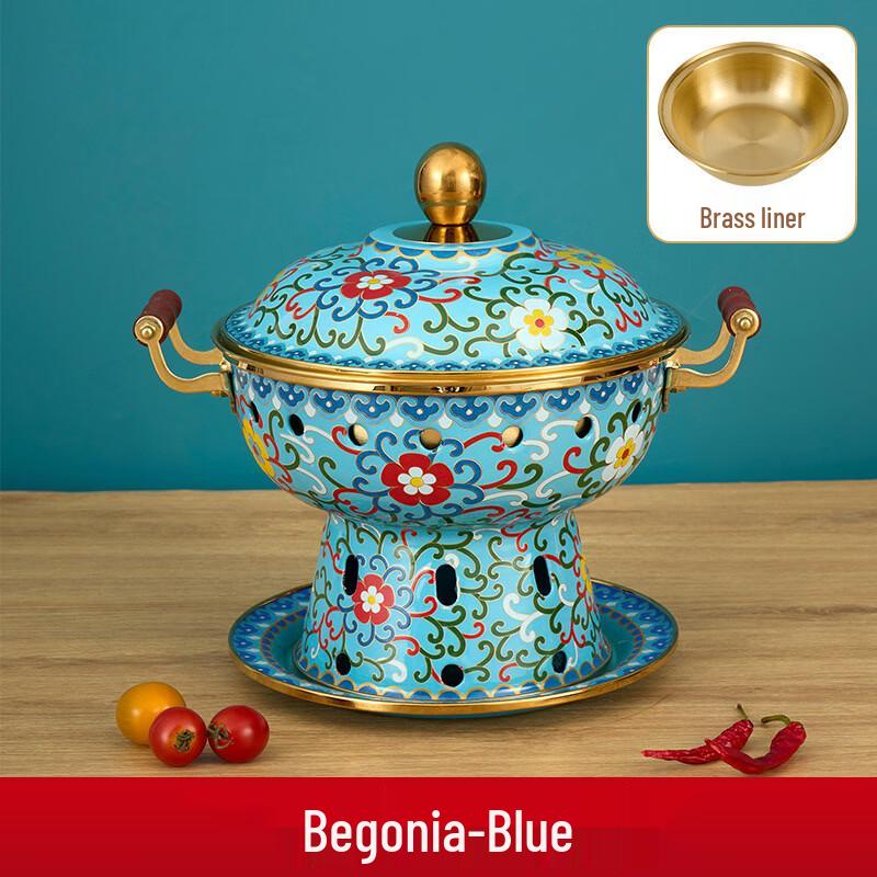 Hanyou Enamel Copper Single-Serving Hot Pot