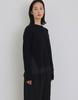 MANUELLE ET GUILLAUME Alpaca Pleats Knit Real Black
