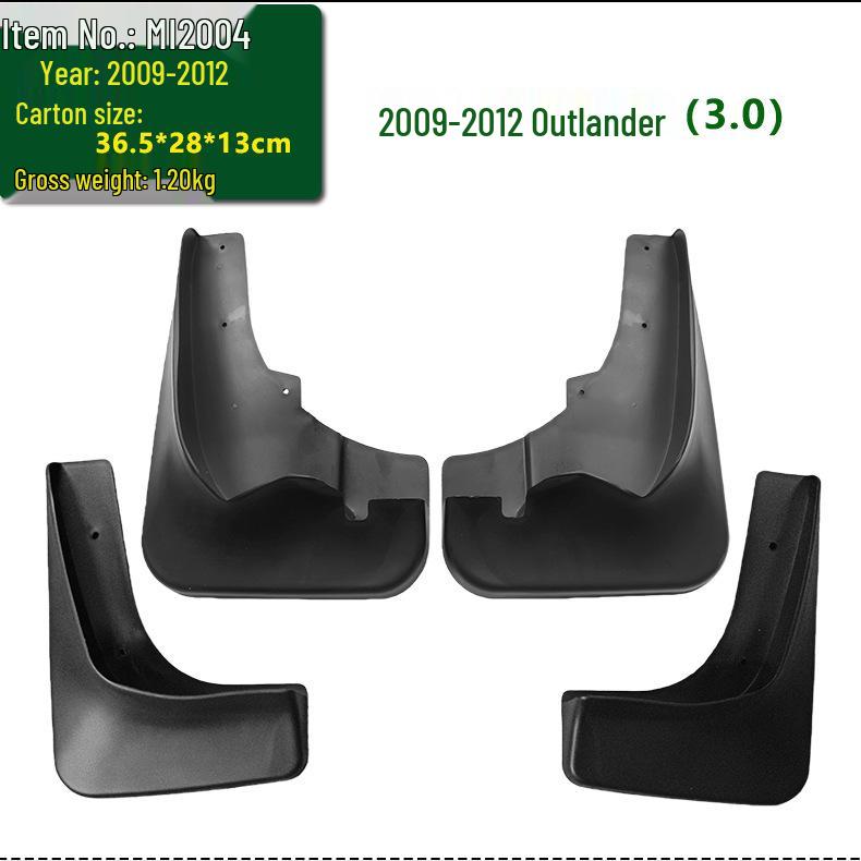 Mudguard Leather Accessories for 2003-2012 Mitsubishi Outlander