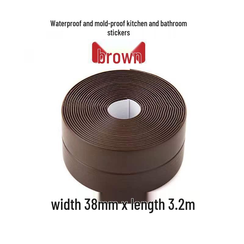 Waterproof & Stain-Resistant PVC Sealing Strip for Kitchen & Bathroom Gaps