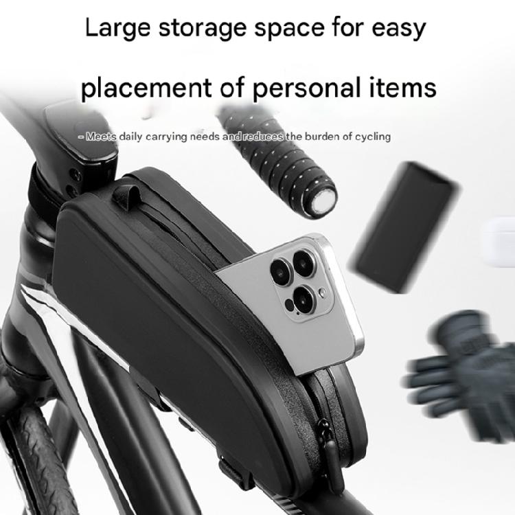 Large Capacity Bicycles Bag Bike Front Top Tube Bag Light Weight Bike Storage Pouch Cyclings Front Saddles Bag Enduring