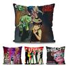 Retro G-Gorillaz Poster Musik Kissenbezug Quadratisches Kissen Schlafzimmer Sofa Freizeit Komfort Kissen Wohnzimmer Heimdekoration 40X40