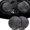 Car Cup Holder Coaster, 2 PCS Carbon Fiber Non-Slip Embedded Coasters, Universal 2.75 Inch Cup Holder Ert Coaster Pad, Non-Slip Bottle Pad Embedded