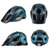 Bicycle Helmet MTB Mountain Bike Integrated Forming Riding Helmet with Warning Light Safety Helmet