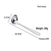 304 Stainless Steel Thickened Ladle - Large Deep Head for Soup, Hot Pot, or Porridge, with Slotted Design for Easy Straining in Household Use