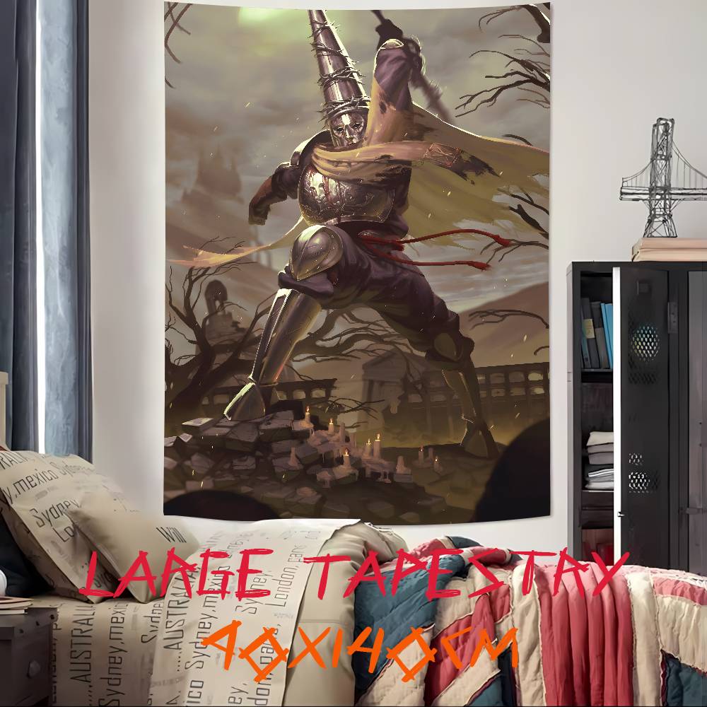 XXL Mode Heißes Action-Abenteuer-Spiel Blasphemous Wandteppich Wandbehang Wandteppiche Schlafsaal Dekor Decke Camping Dekoration Wandteppich