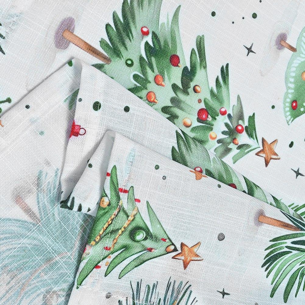 Blackout Partition Curtain Christmas Short Curtain