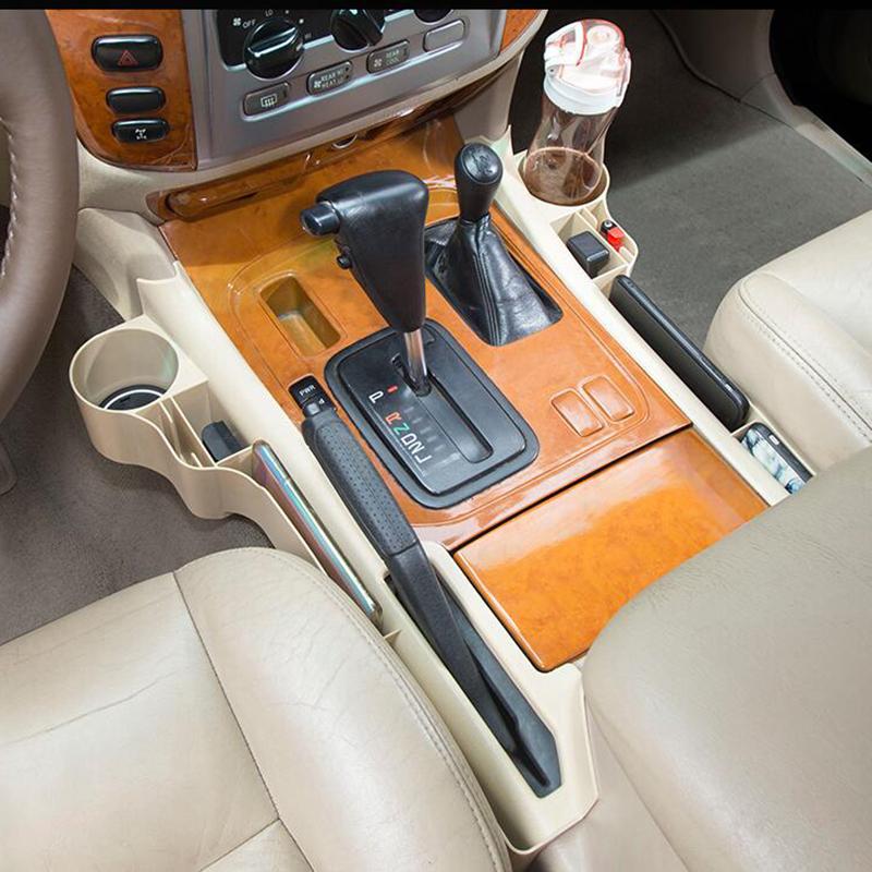 Auto Sitzlücken Aufbewahrungsbox Becher Für Toyota Land Cruiser 100 LC100 Ujz100 FZJ100 1998- 2007 Multifunktionaler Organizer Becher