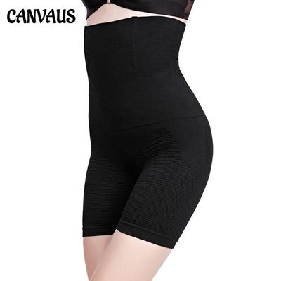 High Waist Hip Raise Seamless Honeycomb Abdominal Pants Postpartum Lengthened Boxer Body Sculpting Underwear Body Body Safety Pants Plus Size