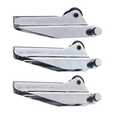 Stainless Rollers Fixed Holder Bracket Boat Roller Bracket with Quick Release Pin Marine Accessories