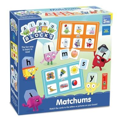 Alphablocks Matchams Educational Toy English Card Game AN22 Authentic