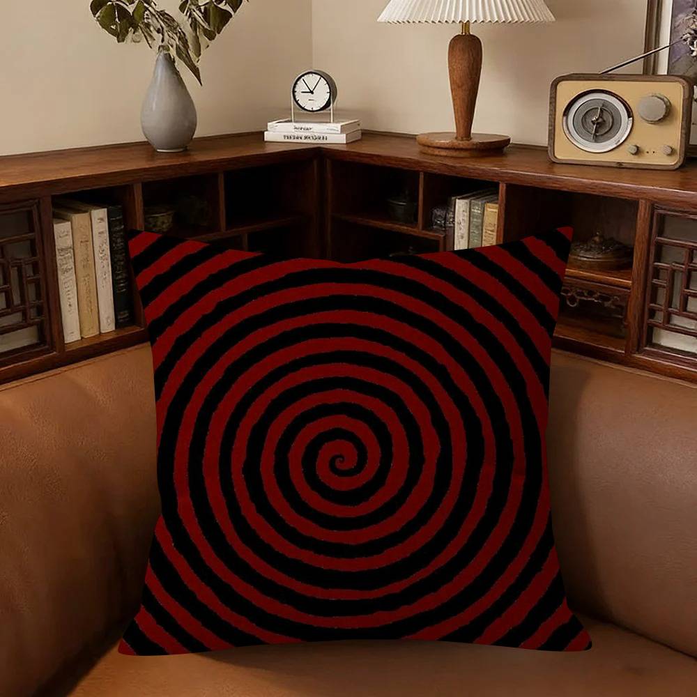 Ins Black And Red Pillow Gift Home Office Decoration Pillow Bedroom Sofa Car Cushion Coverpillow Case