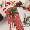 10Meterx50cm Christmas Wrapping Paper Roll Cartoon Santa Claus Elk Gift Box Packaging Material Christmas Party Home Decoration