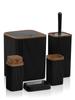 Stella Bathroom Set Black/Wood