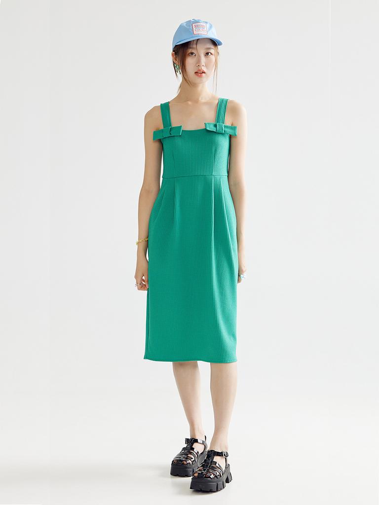 Bomnal Boutique Mermaid Midi Dress _ Green