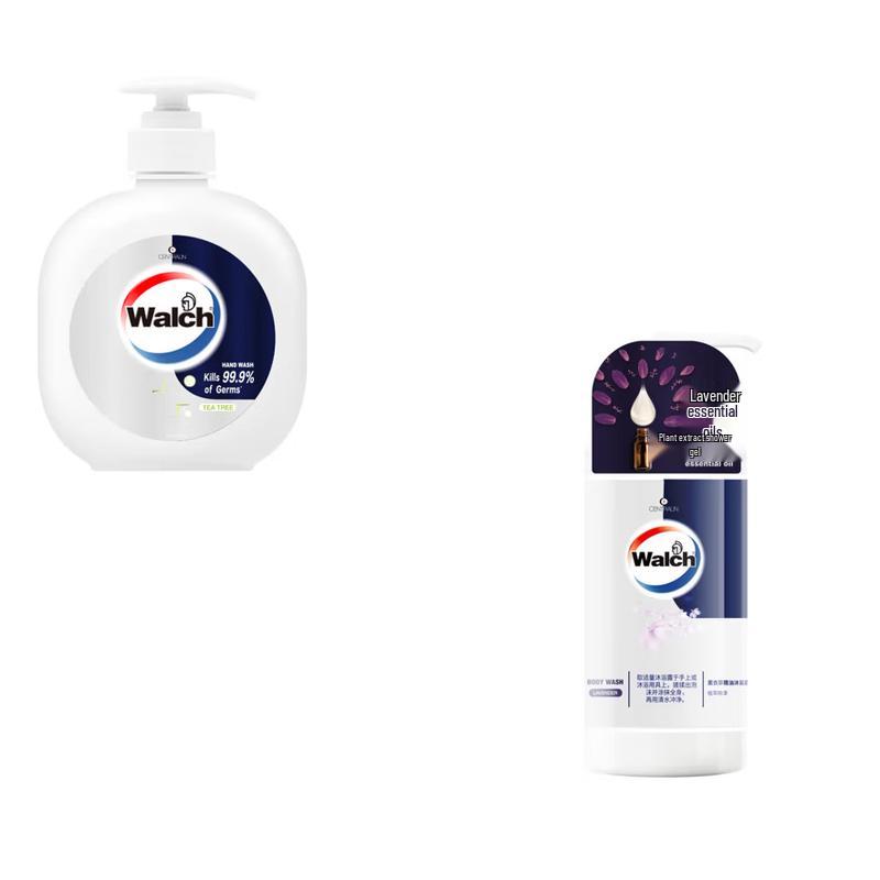 Walch Lavender Shower Gel & Tea Tree Hand Wash Set