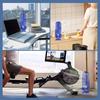 USB charging air-cooled small fan, 5-speed adjustable, large battery dual motor stylish desktop fan, portable air cooler