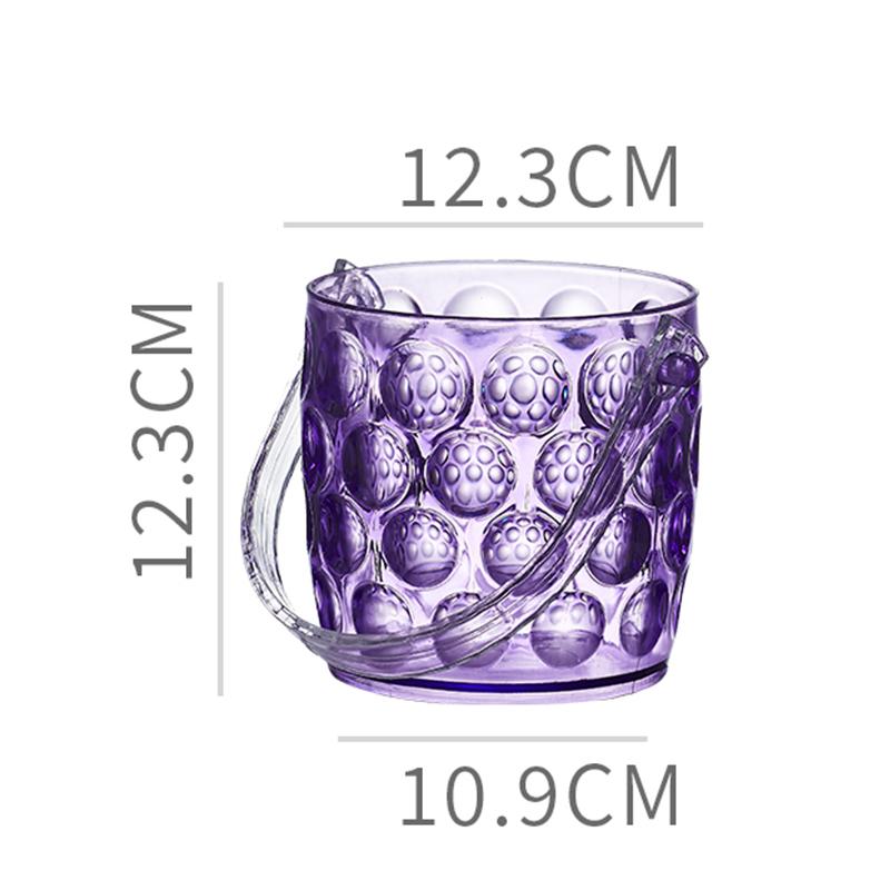 Transparent Wine Ice Cooler For Party Home Whisky Ice Bucket Ice Champagne Bucket Thermal Beer Bucket Bar Accessories
