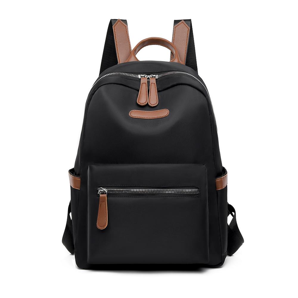 Lightweight Backpack Color Block Women's Small Backpack Oxford Travel Bag