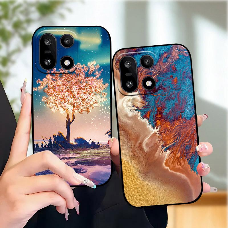 For OnePlus 15 Case 2025 Stylish Painting Shockproof Cover Soft Silicone TPU Bumper For One Plus 15 Oneplus15 PLK110 Phone Bags