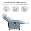 VidaXL Fauteuil Inclinable, Chaise de Relaxation avec Dossier et Repose-pied Réglables, Siège de Salon Salle de Séjour, 3204092