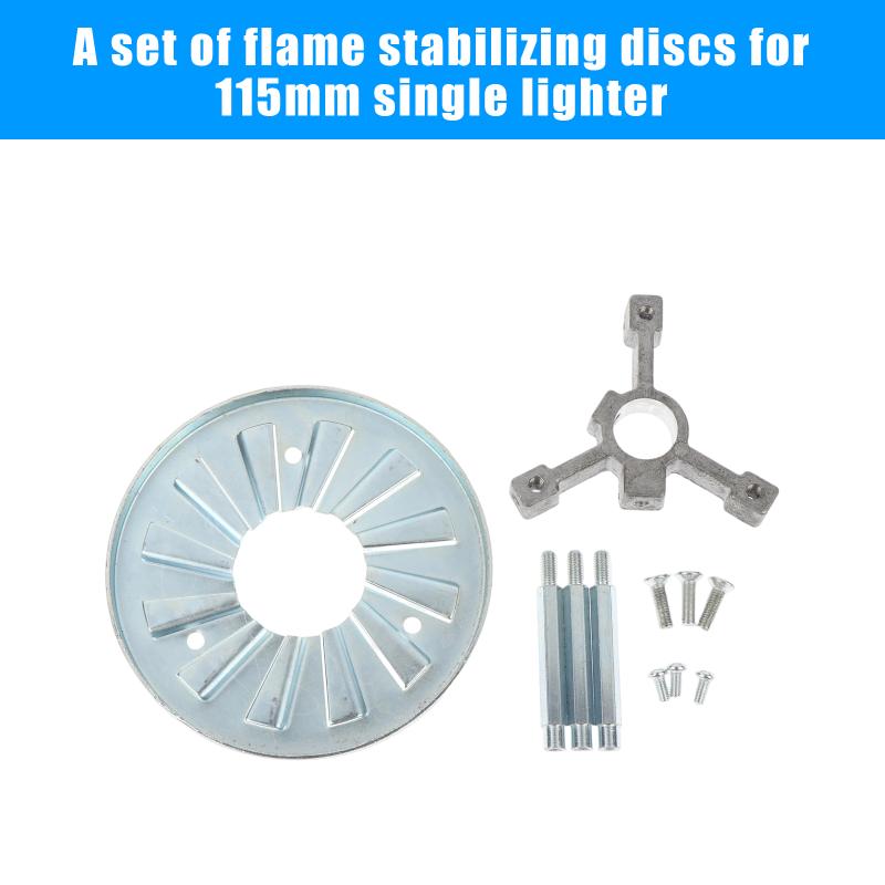 High Quality Stainless Steel Air Swirler For Waste Oil Burners Part Flame Stabilizer Disc Ring For Combustion Machine