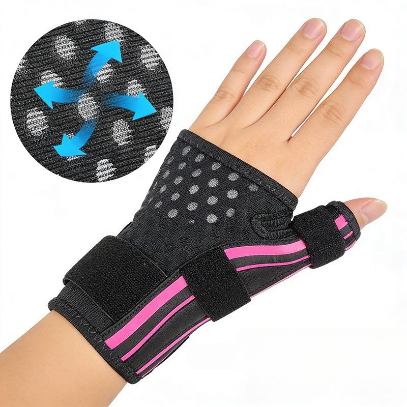Thumb Protector Wrist Support Brace Adjustable Tendon Sheath Guard Breathable Wrist Gloves