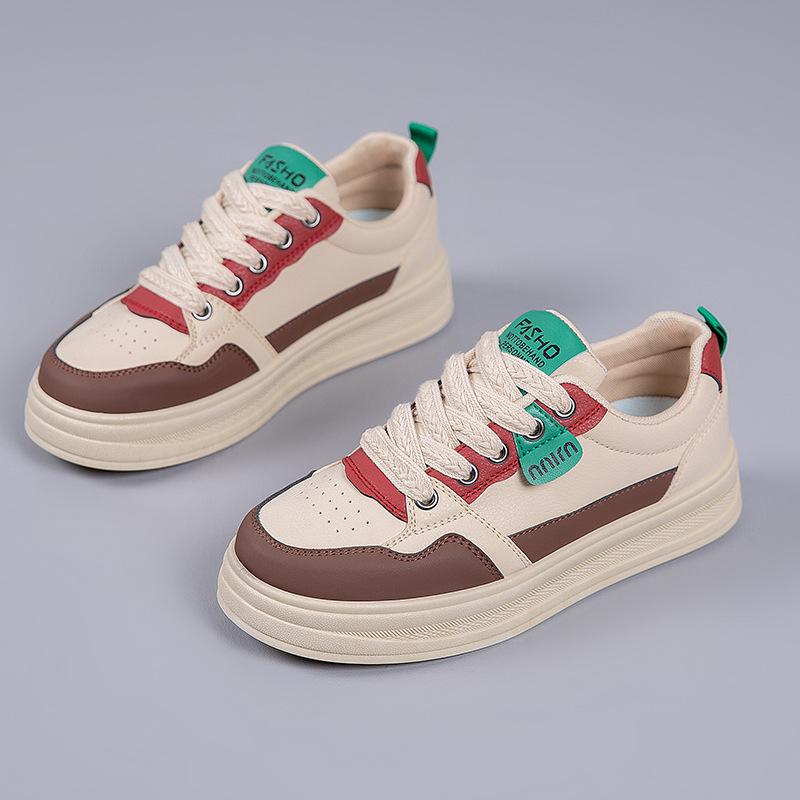 2025 new spring and autumn versatile soft-soled women's German training shoes, student fashion flat-soled single shoes, niche sports board shoes