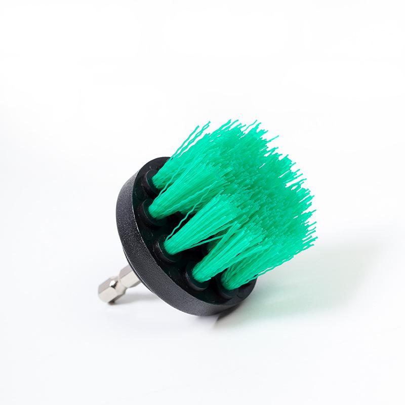 2-Inch Conical Electric Drill Brush for Kitchen Tile, Car Wheel Hub, and Floor Cleaning