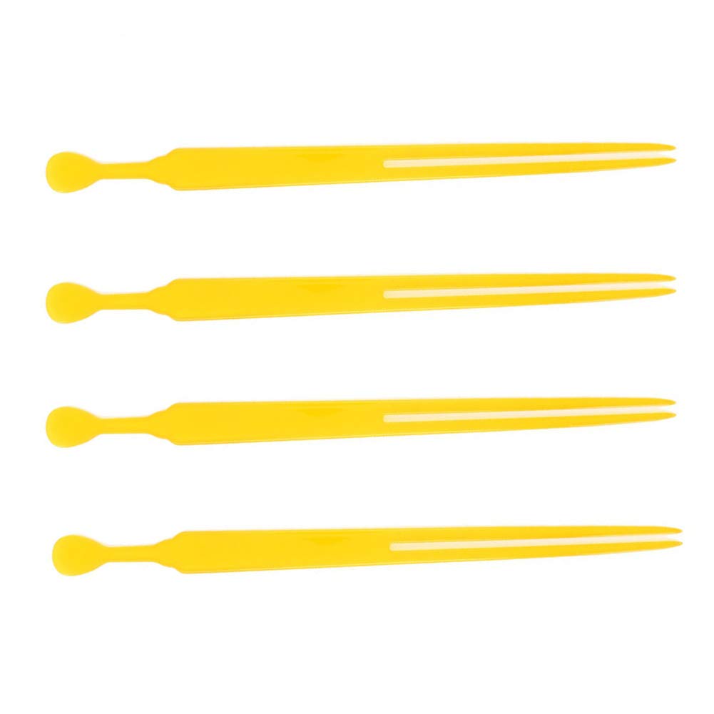 

[misaki] Yoshicho Kanzashi (hair ornament) - Simple design, for courtesans (oiran), yukata, and other traditional Japanese clothing. Yellow, 4 pieces.
