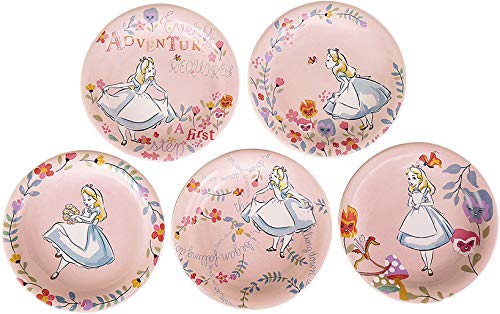 maebata Disney Alice in Wonderland Small Plate Set of 5 52169