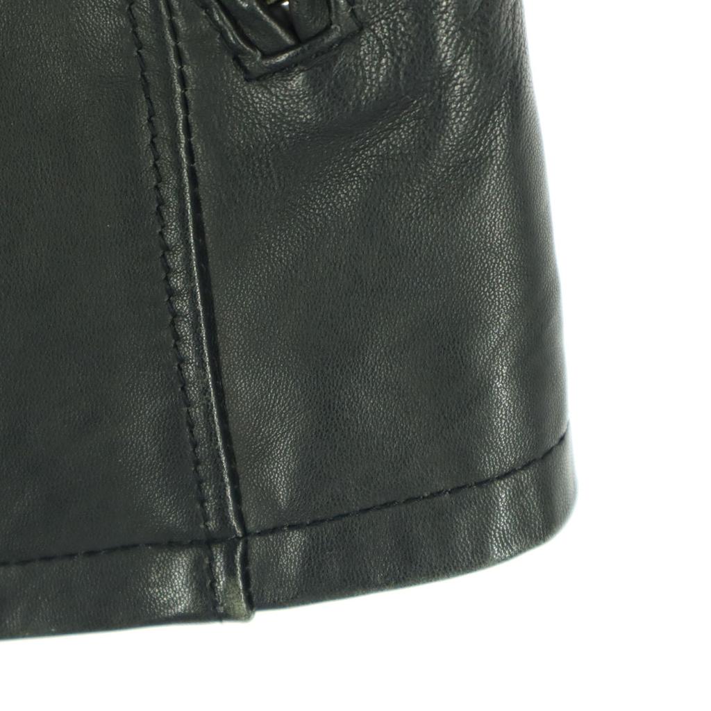 Collective Long Sleeve Leather Single Riders Jacket S Black Sheep Leather Women Used