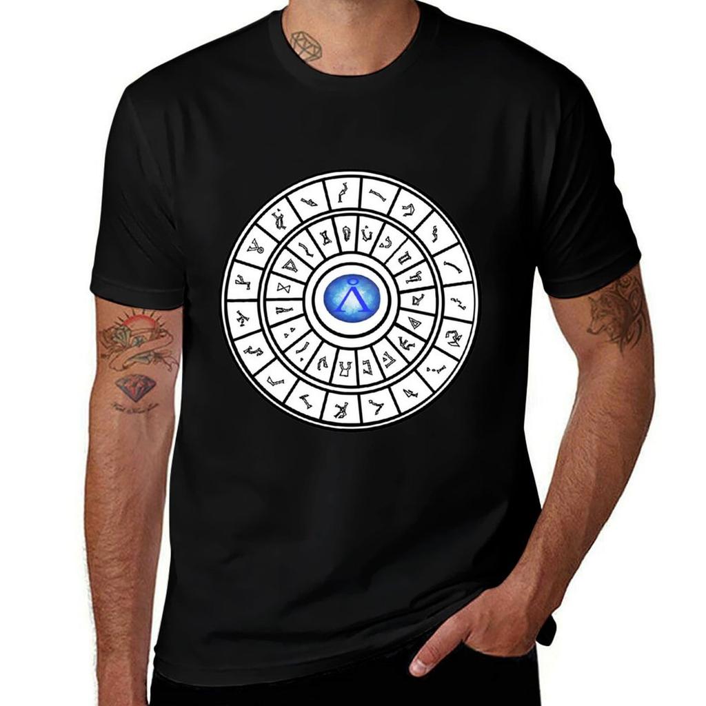 Stargate Wurmloch Wählring T-Shirt Herren T-Shirt Baumwolle Hohe Qualität Baumwoll-T-Shirt 100 T-Shirt