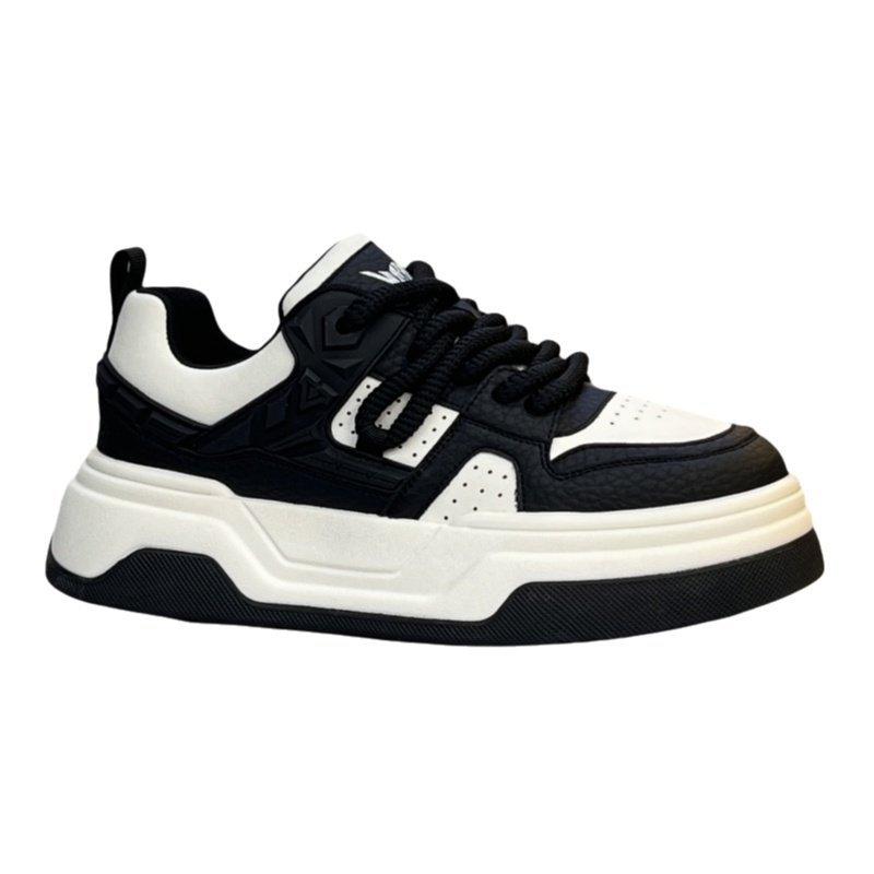 Spring new high-end platform casual shoes low-top lace-up board shoes