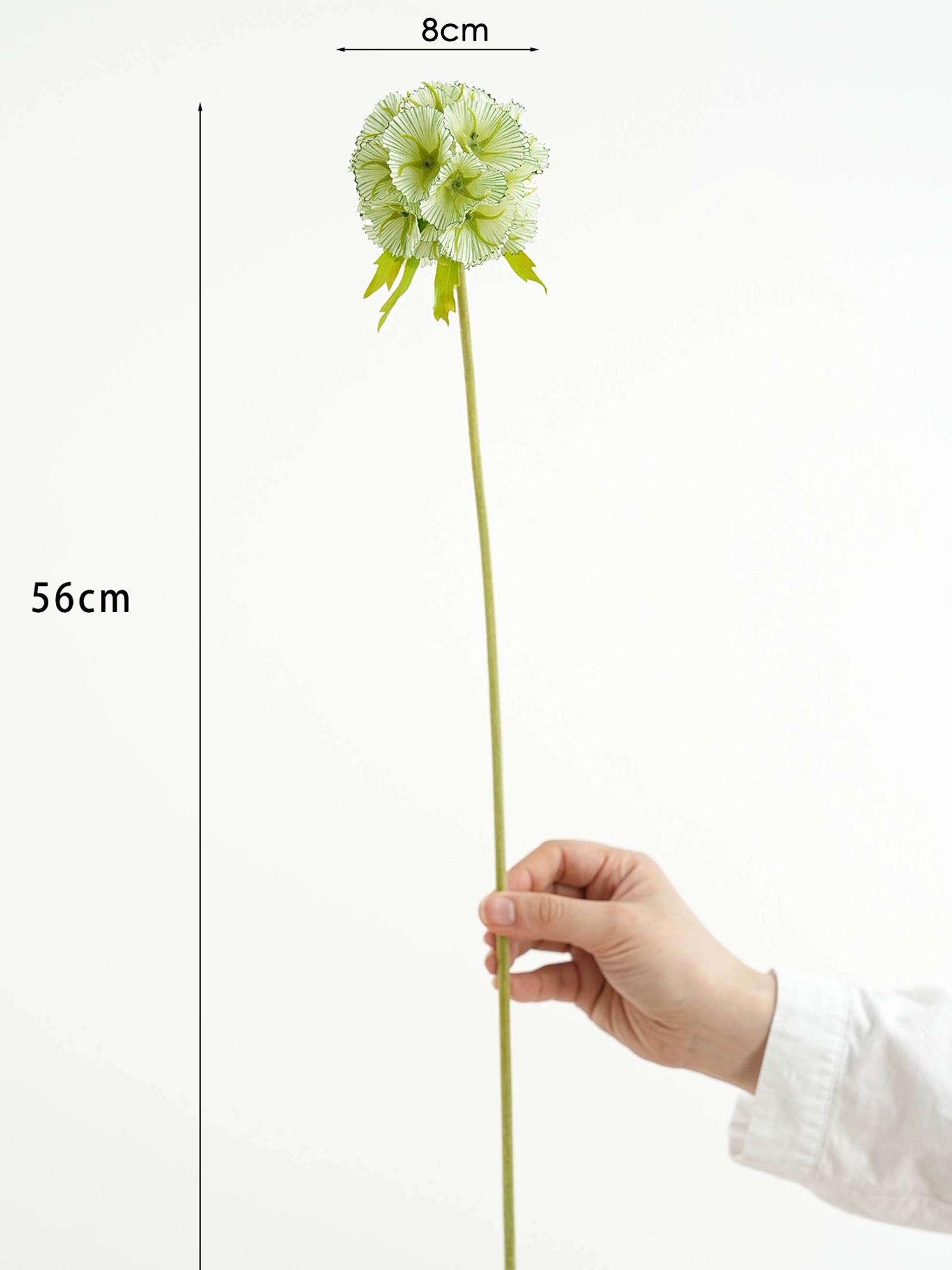 

Green Artificial Windmill Fruit Flower for Home Wedding Decor Autumn Purple Artificial Flower DIY Bridal Bouquet Arrangements 2 Pcs зелёный