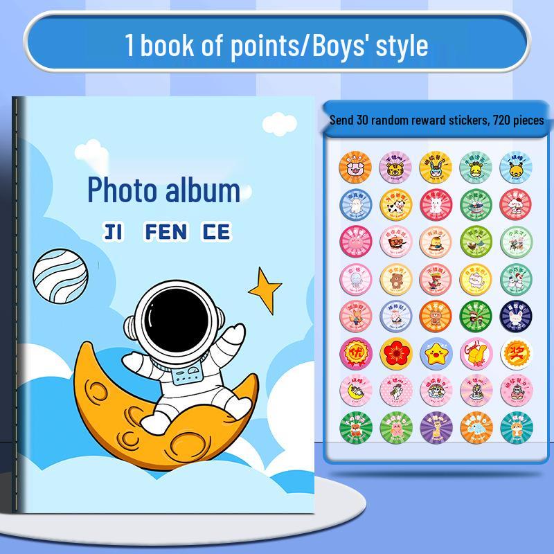 Kids Stamp Collection & Reward Book for Kindergarten and Elementary Students