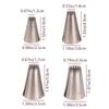 4Pcs Large Icing Piping Nozzles Cake Baking Cookie Cupcake Piping Nozzle Decor