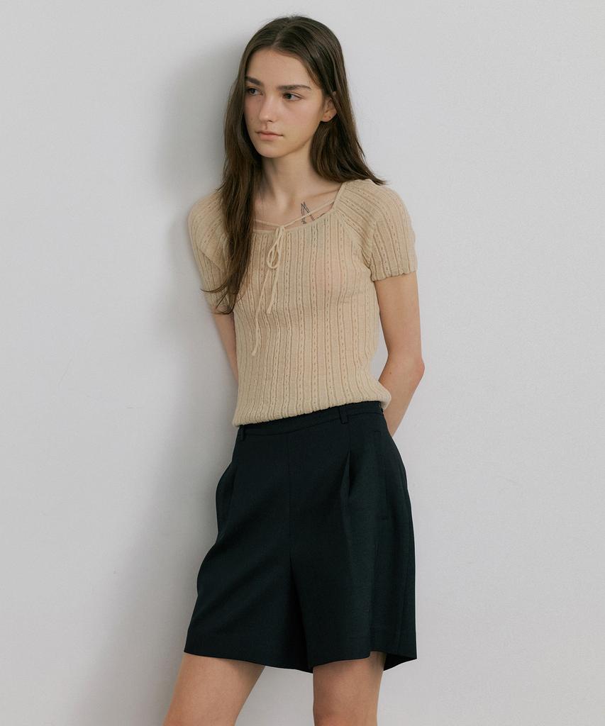 OCTETTE Lua One Tuck Shorts_2Color