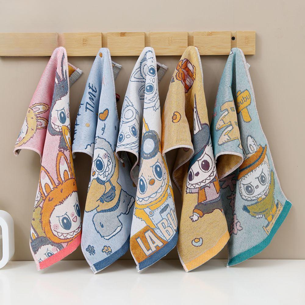 Children's Towels, Soft and Cute Gauze Face Towels for Home Use, Baby Face Towels That Don't Shed or Fade