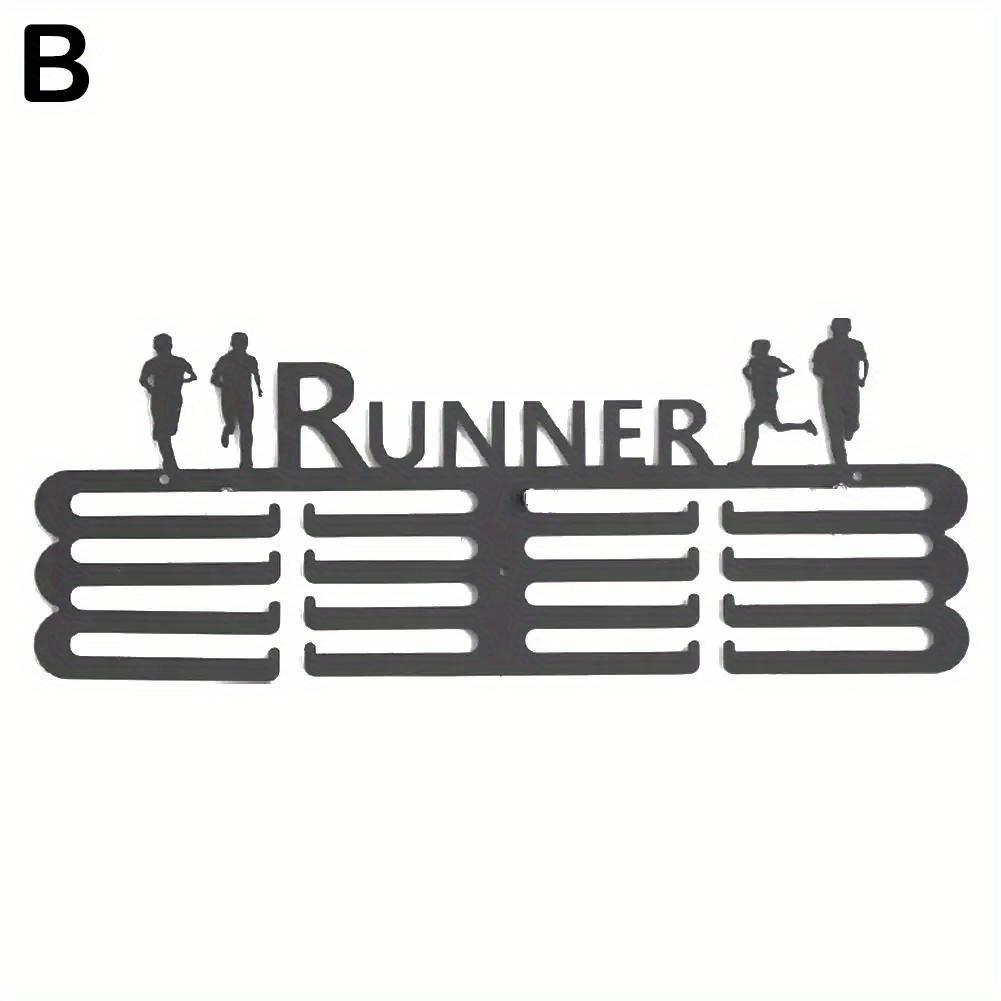 Elegant Metal Medal Display Shelf 9 Wall Hanging Options for Home Office Race Mementos Decor Gift