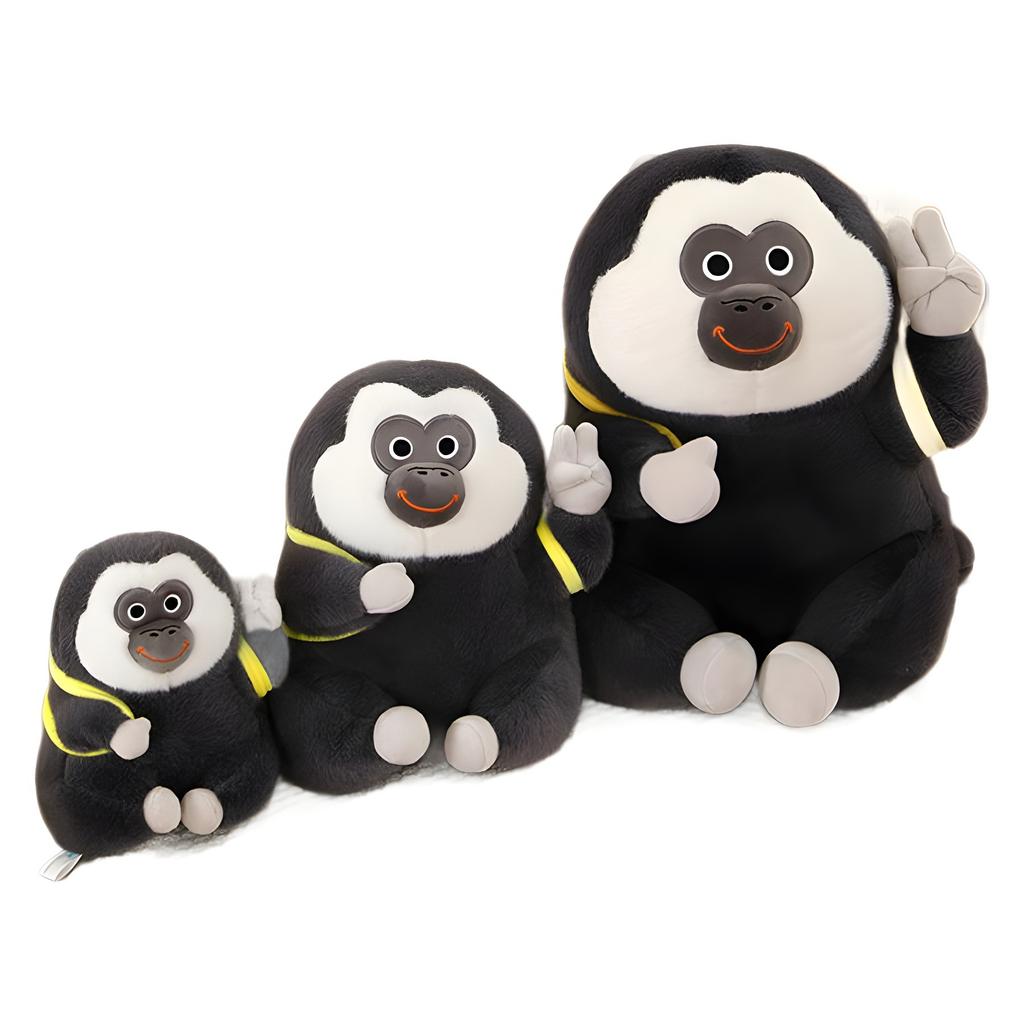 White-faced Monkey Banana Monkey Plush Toy New Ugly Cute Monkey Doll Throw Pillow Doll Birthday Gift