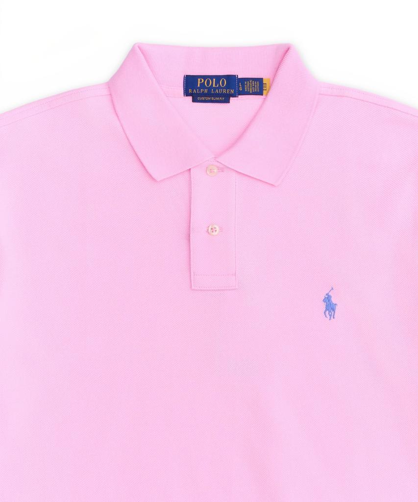 POLO RALPH LAUREN Custom Slim Fit Mesh Polo Shirt - Pink