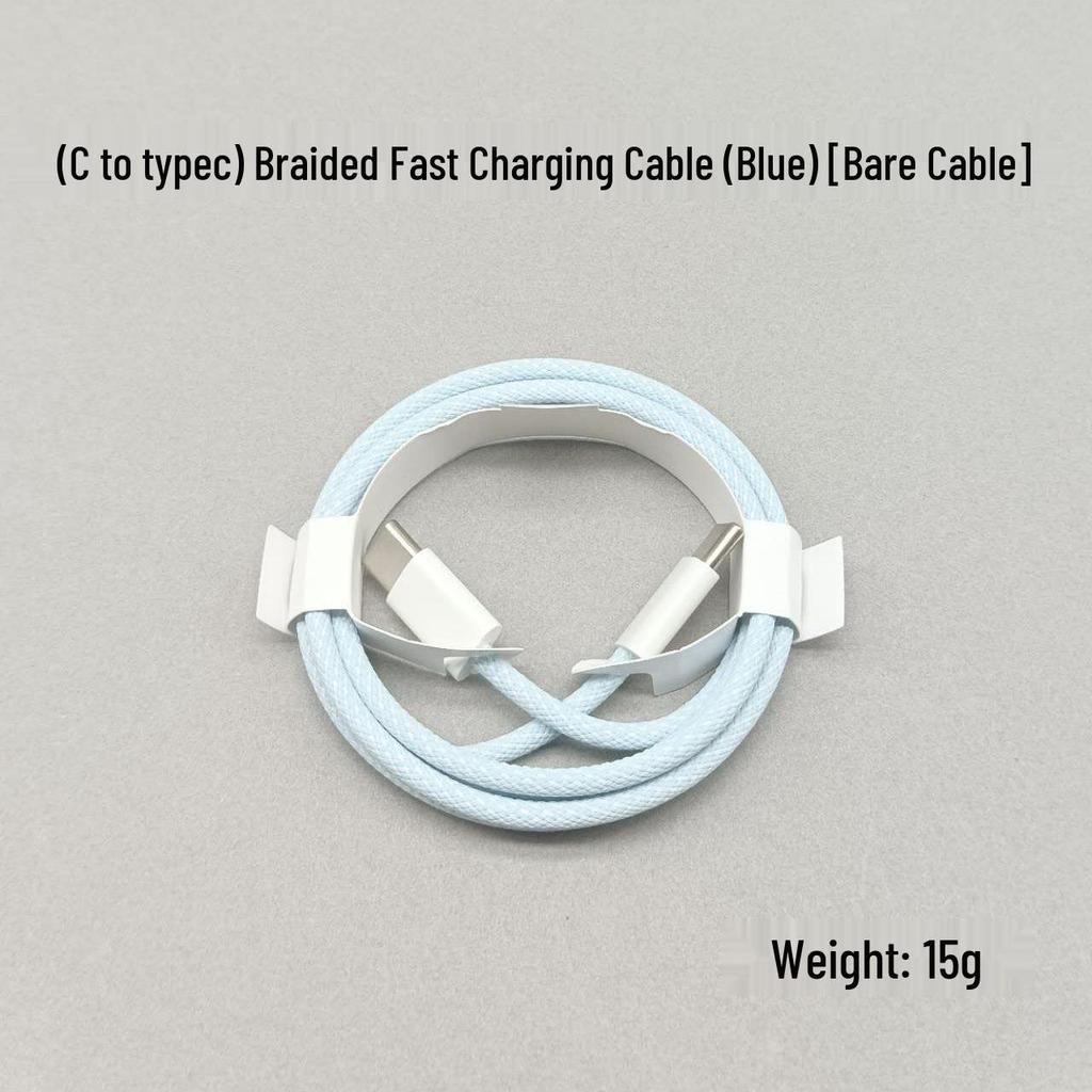 100W Dual Type-C Fast Charging Cable for Apple 15, 2m PD Rapid Charge, iPad Compatible