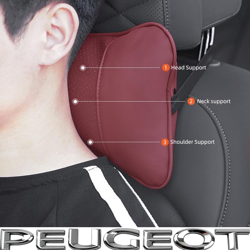 Car Tire Valve/ Car Headrest/Lumbar Support Auto Neck Pillow Waist Cushion For VW GTI Polo Golf MK7 Passat B6 Tiguan Jetta T-ROC