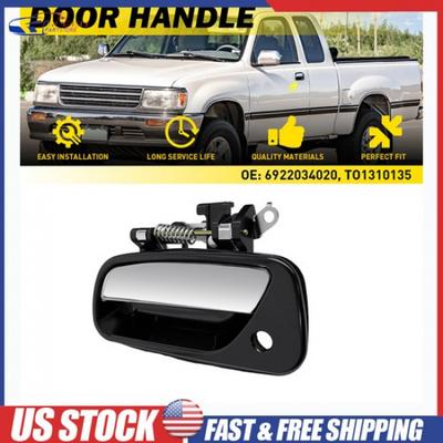 Exterior Door Handle For 93-98 Toyota T100-Front Driver Black &Chrome TO1310135